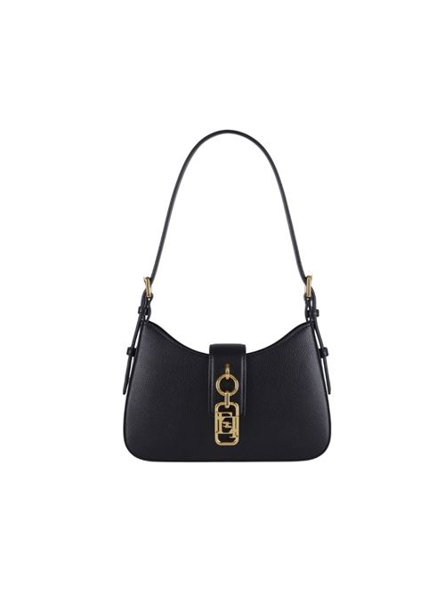 Borsa hobo piccola con charm Elisabetta Franchi | BS24A62E2110